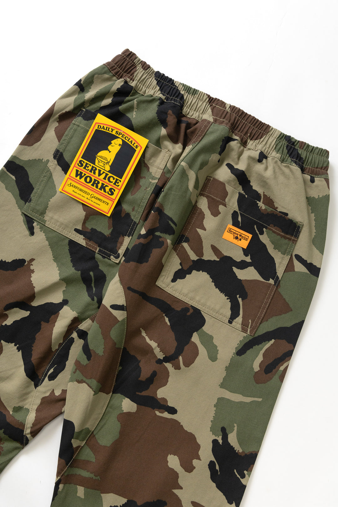 Patterned Chef Pants - Woodland