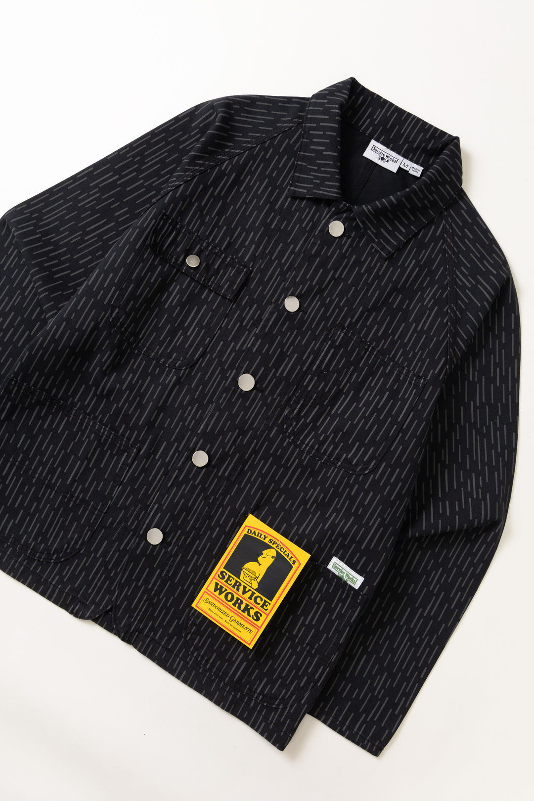 Patterned Coverall 2.0 - Raindrop Mono