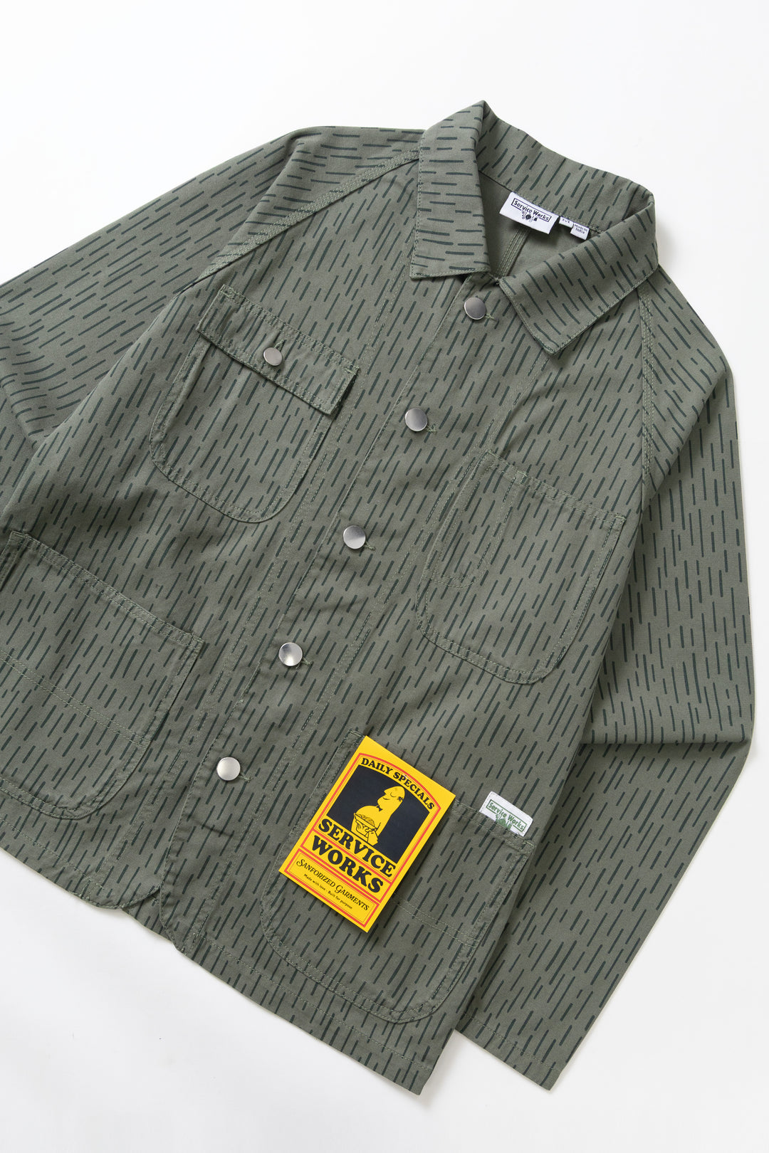 Patterned Coverall 2.0 - Raindrop Green