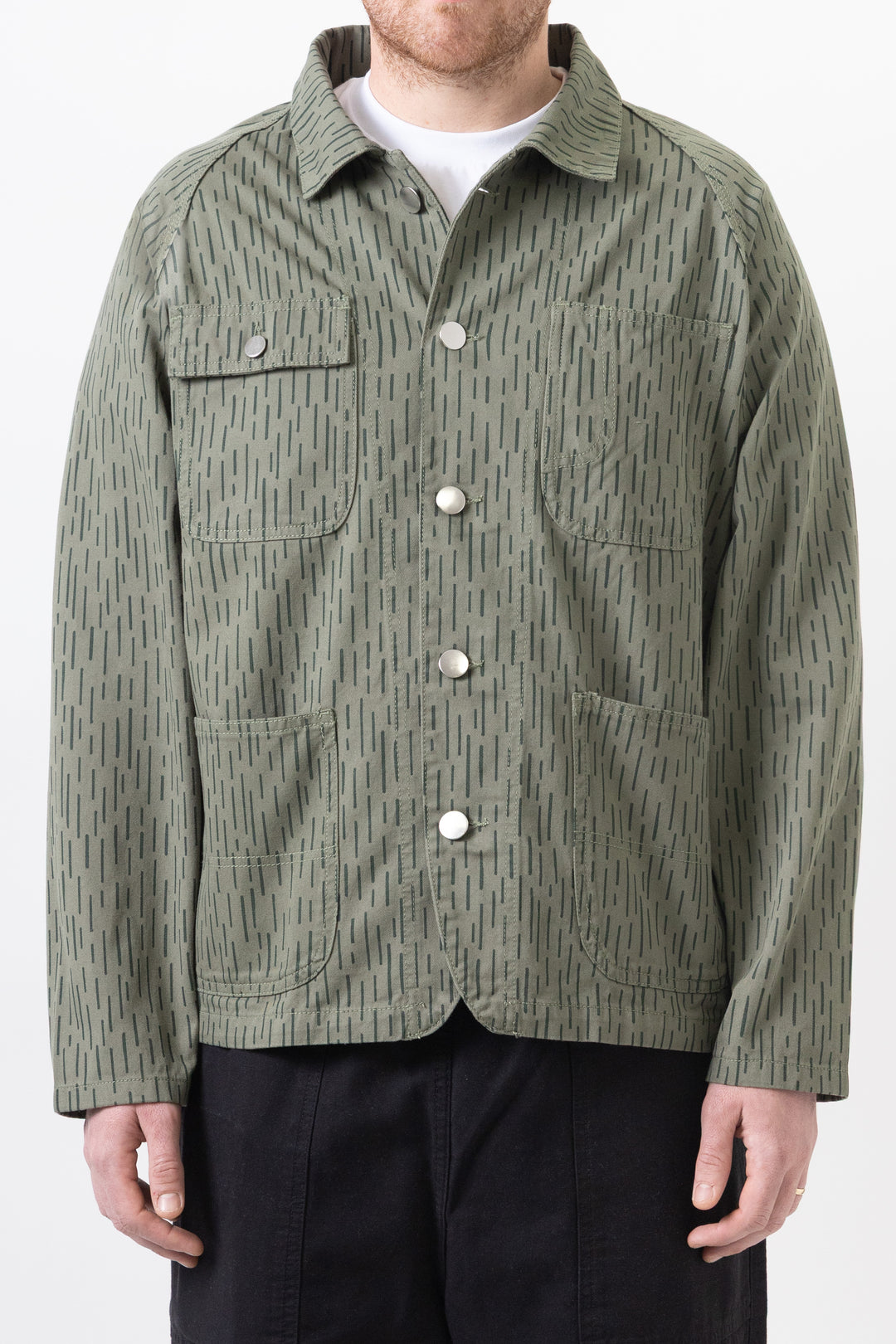 Patterned Coverall 2.0 - Raindrop Green