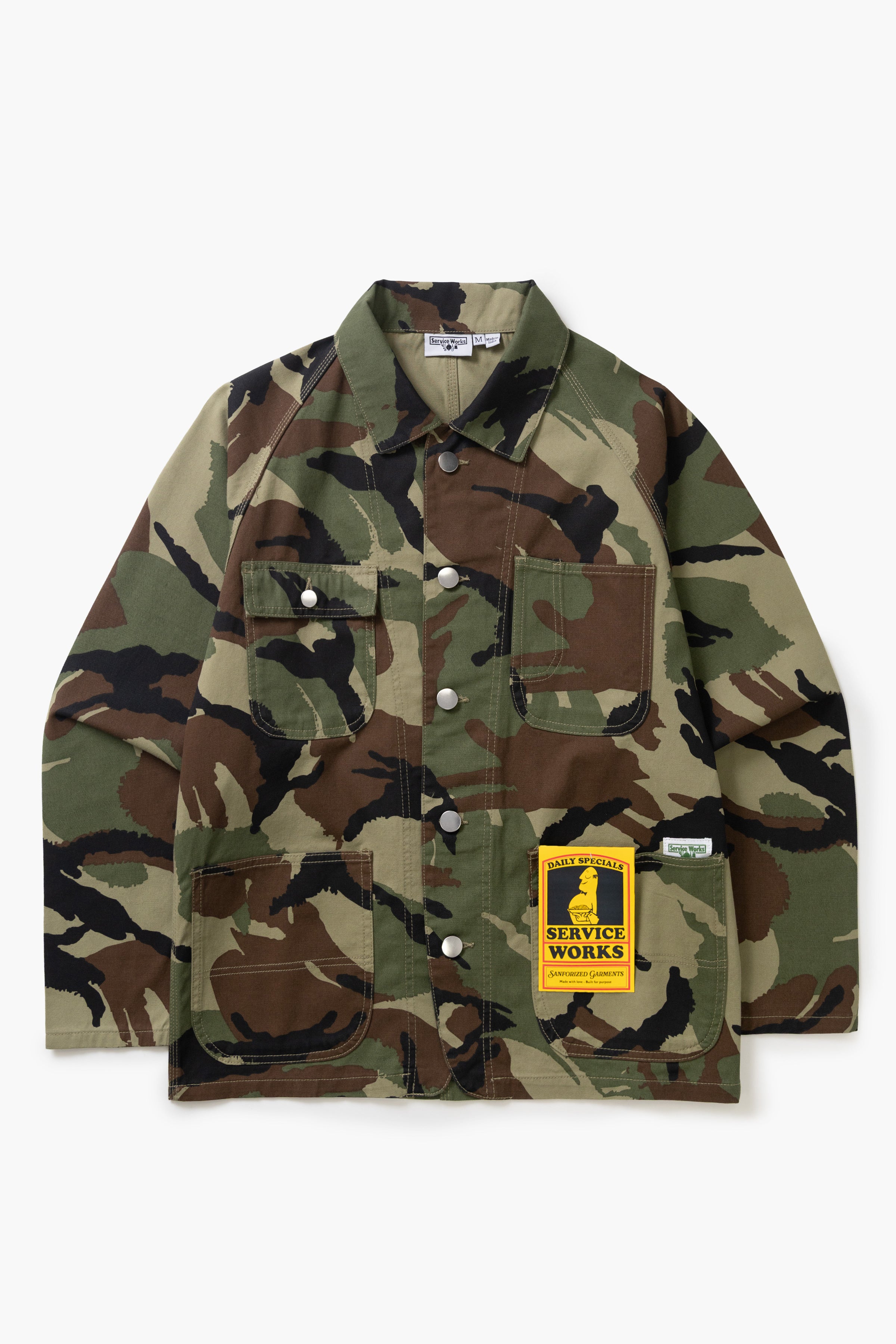 TABLE ONE AIOT! ver.-FOREST GREEN × CAMO Patterned Coverall 2.0 - Woodland – Service Works London