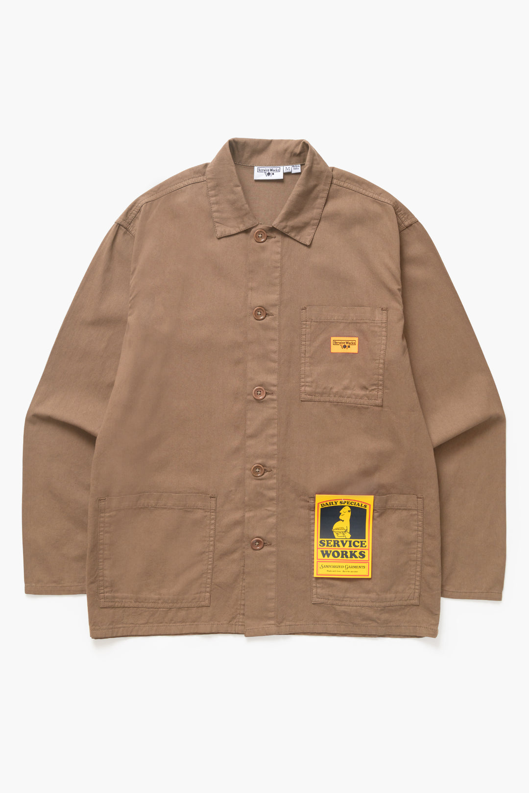 Twill Chore Shirt - Mushroom