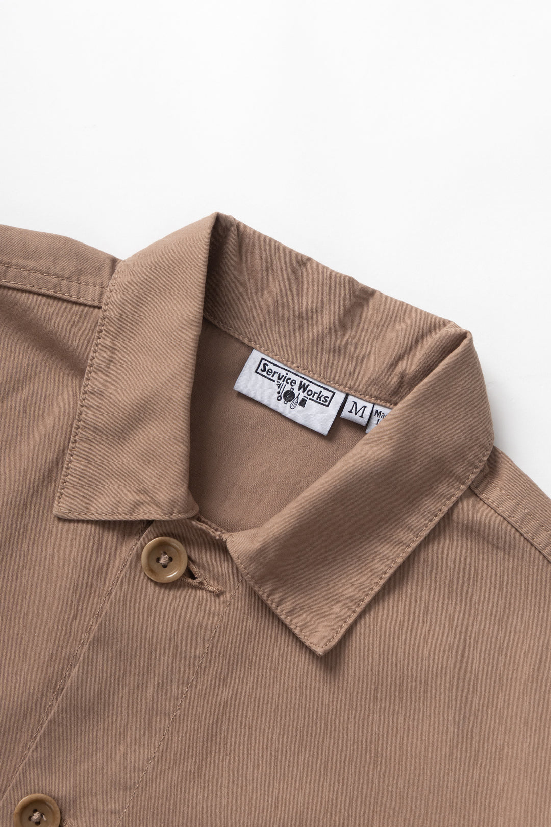 Twill Chore Shirt - Mushroom
