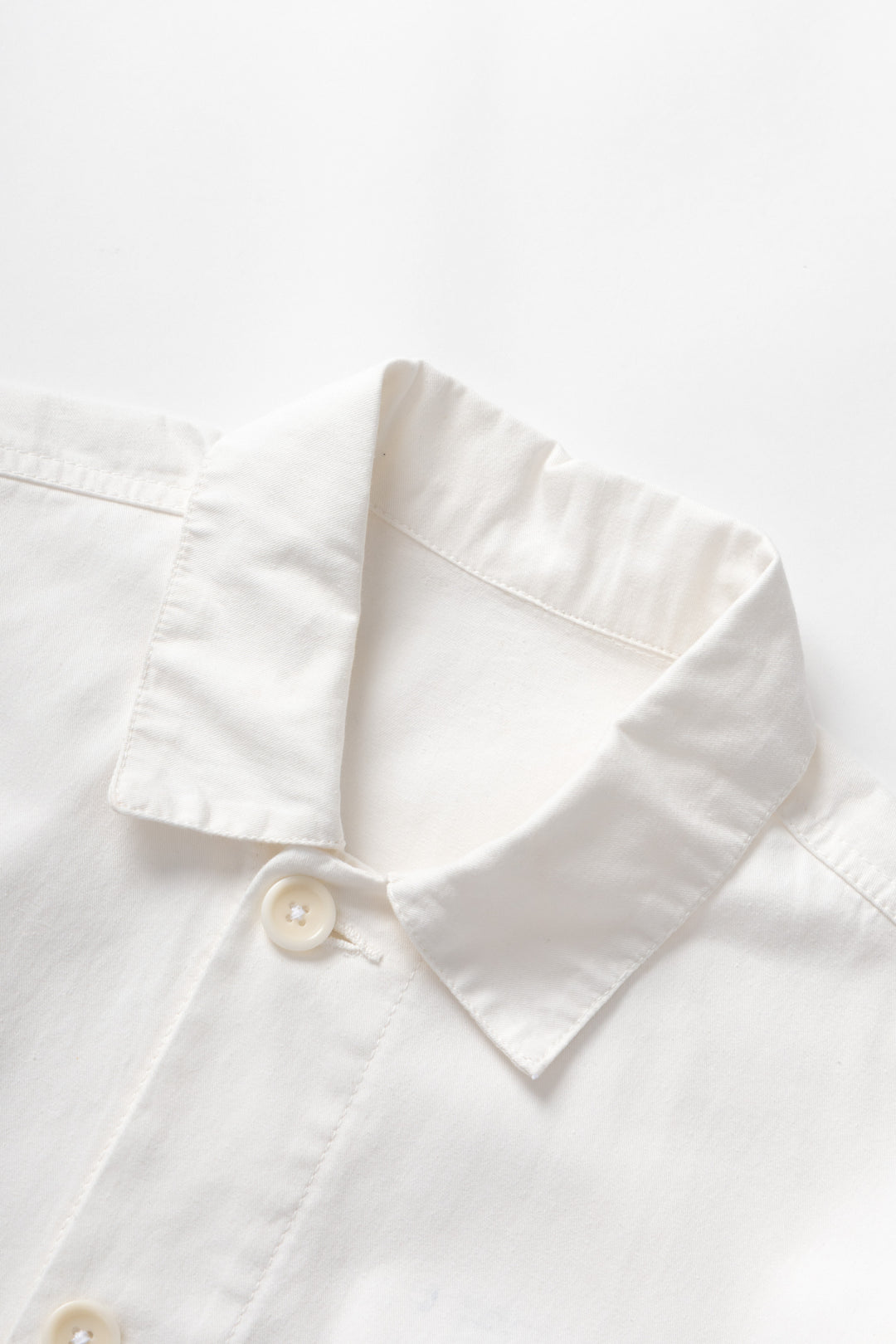 Twill Chore Shirt - Off-White
