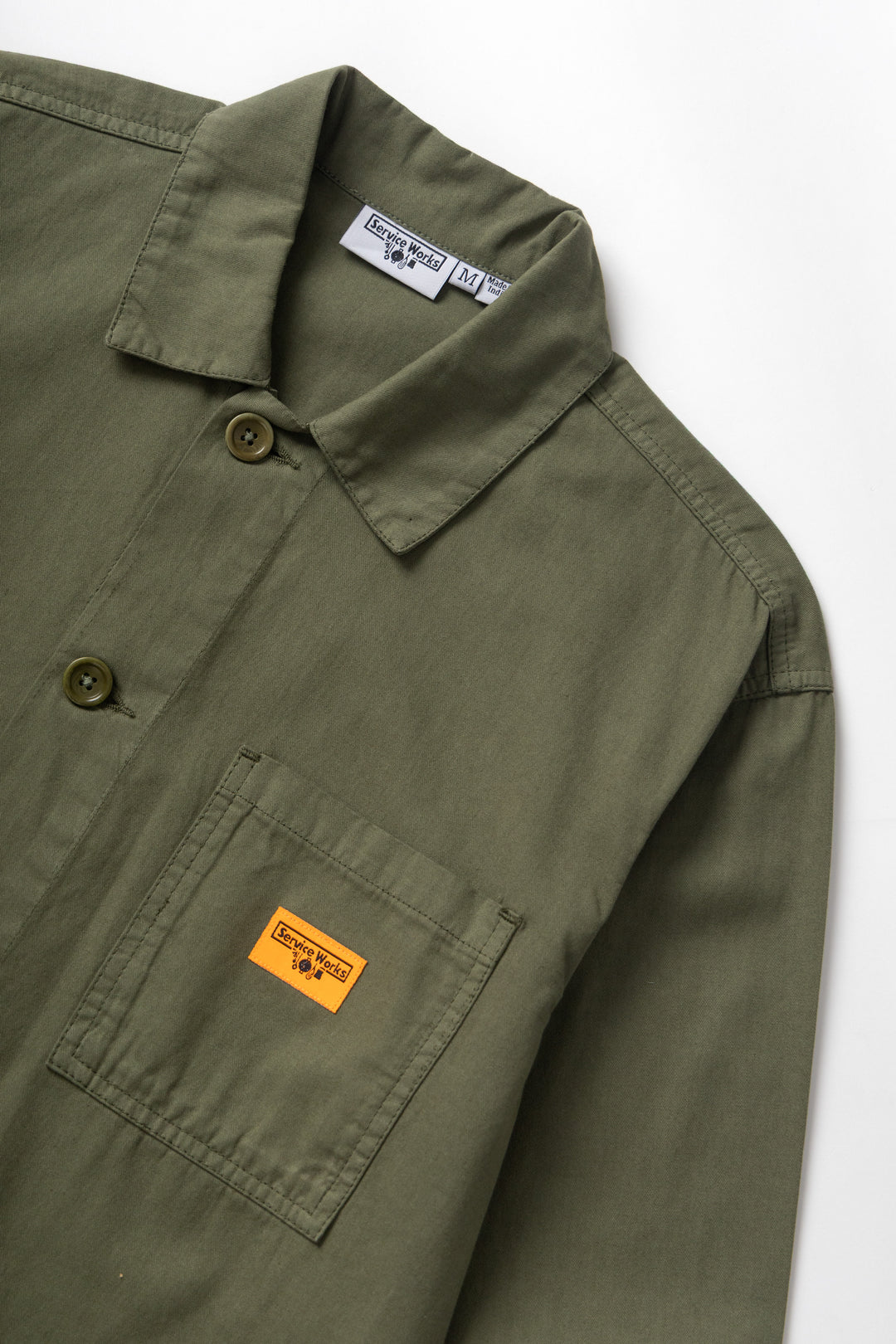 Twill Chore Shirt - Olive
