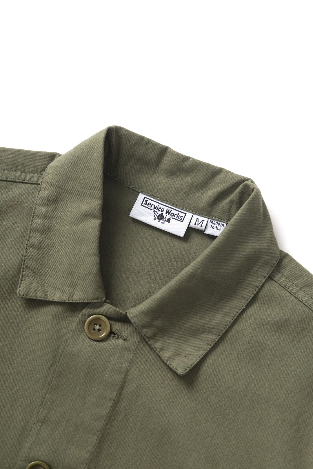 Twill Chore Shirt - Olive