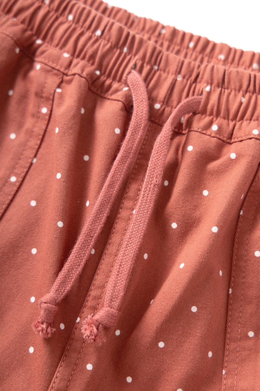 Polka Dot Chef Pants - Clay