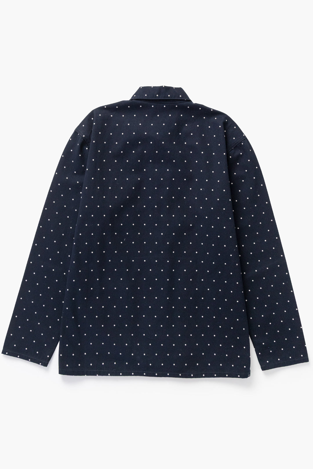 Polka Dot Chore Shirt - Navy