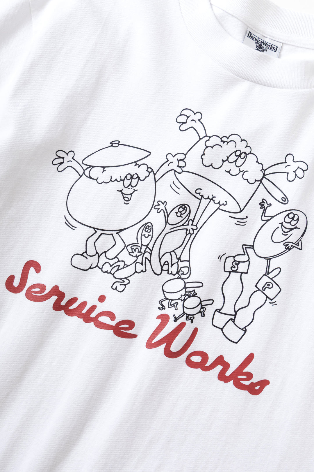 Pots & Pans Tee - White