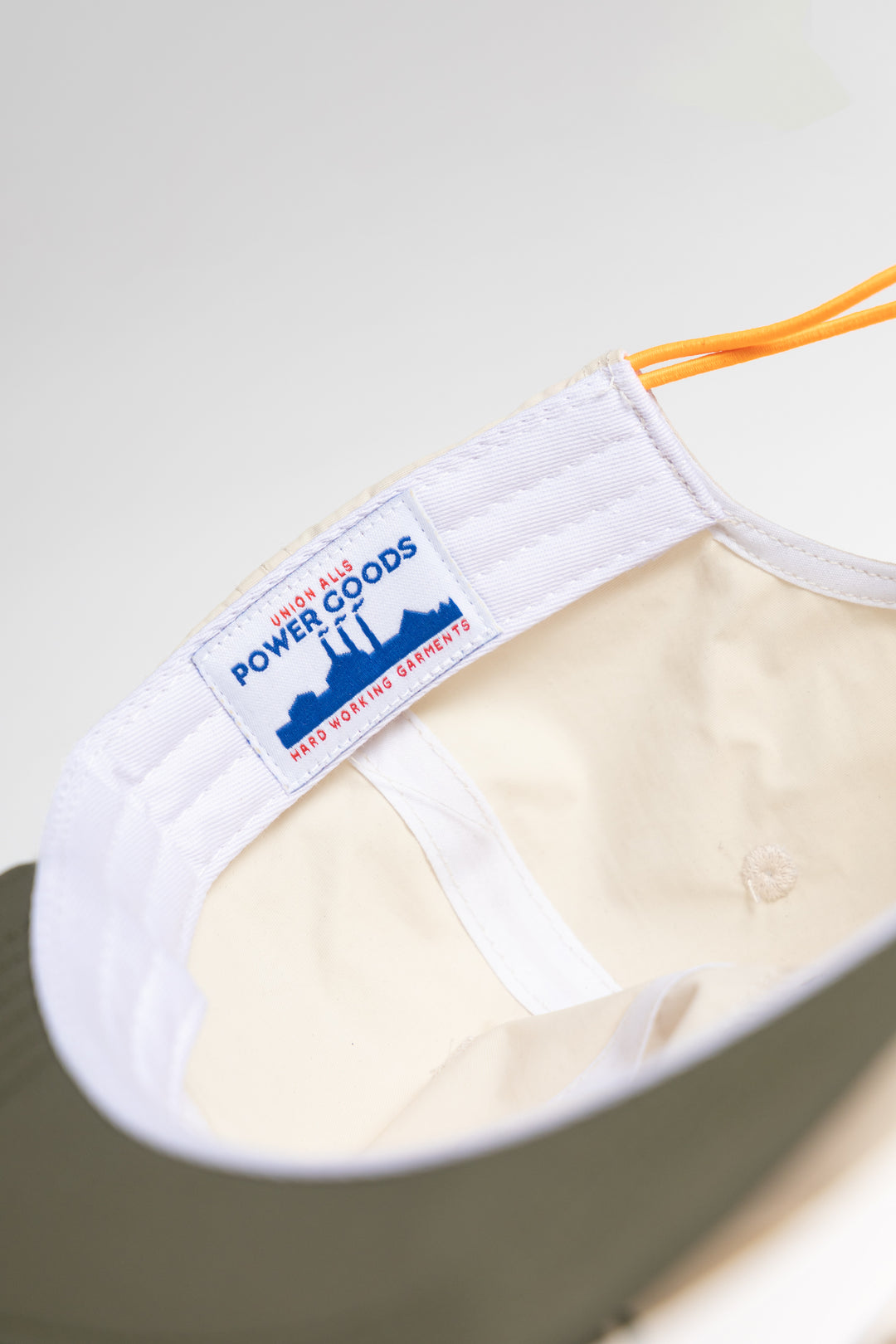 Script Surf Cap - Off-White / Olive