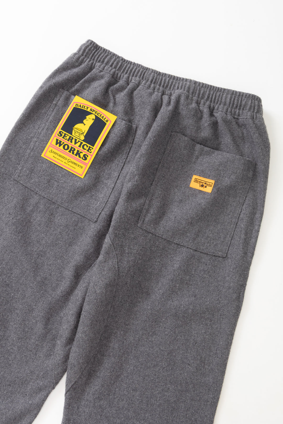 Flannel Chef Pants - Charcoal