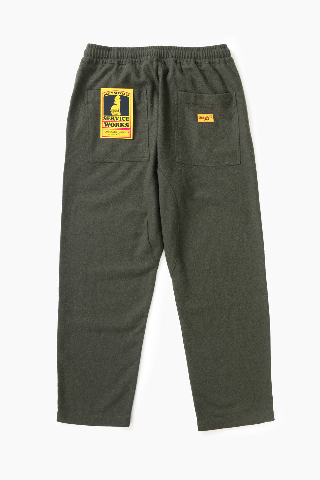 Flannel Chef Pants - Forest