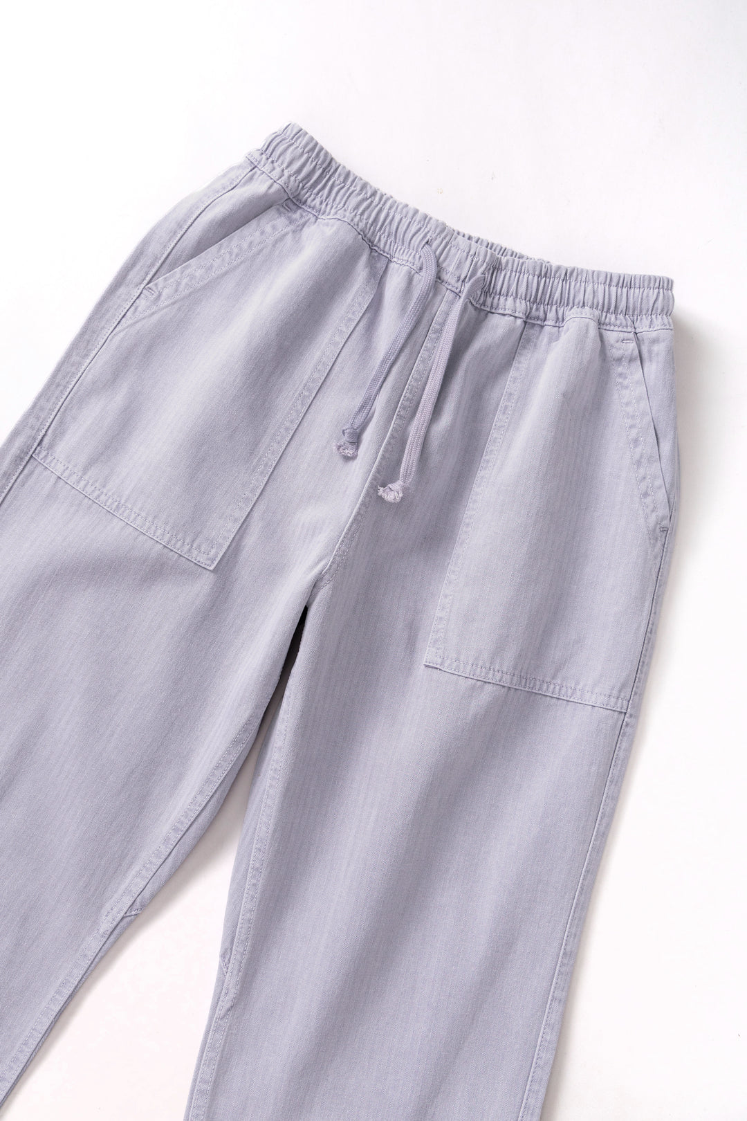 Pigment Herringbone Chef Pants - Lavender