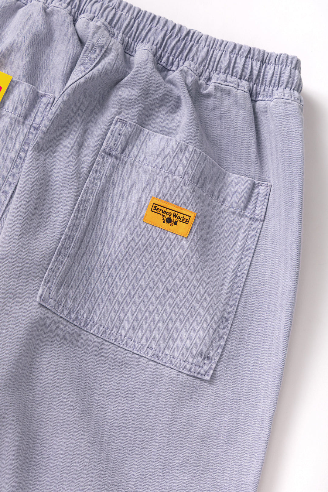 Pigment Herringbone Chef Pants - Lavender