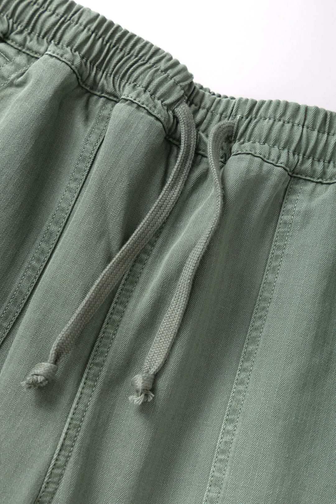 Pigment Herringbone Chef Pants - Olive