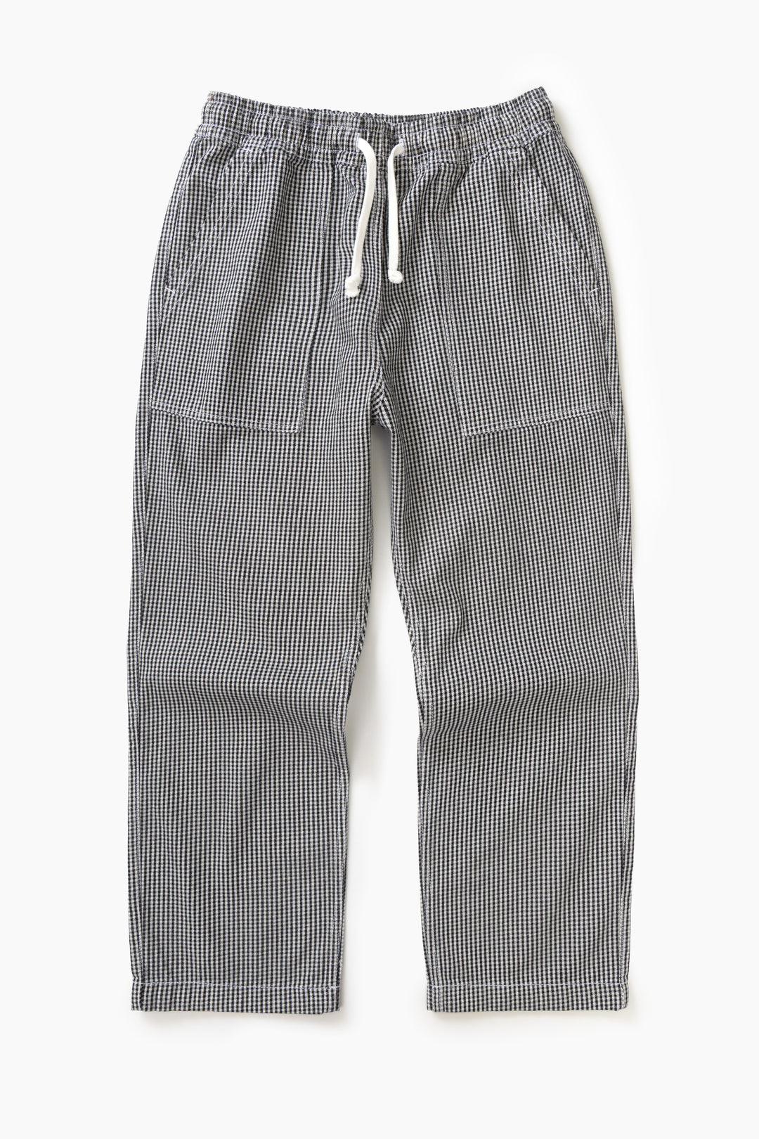 House Gingham Chef Pants - Black