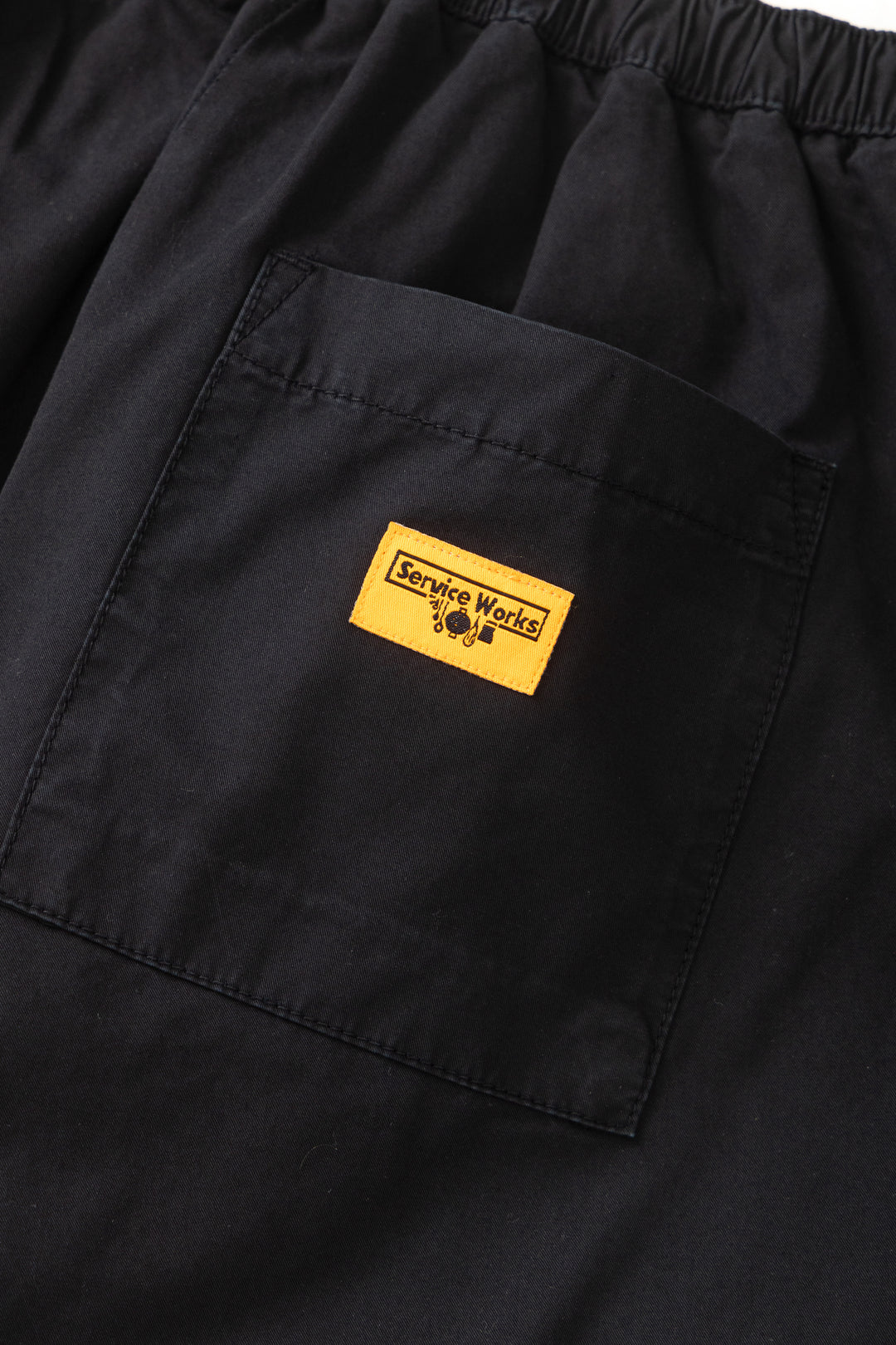 Tech Twill Easy Chef Pants - Black