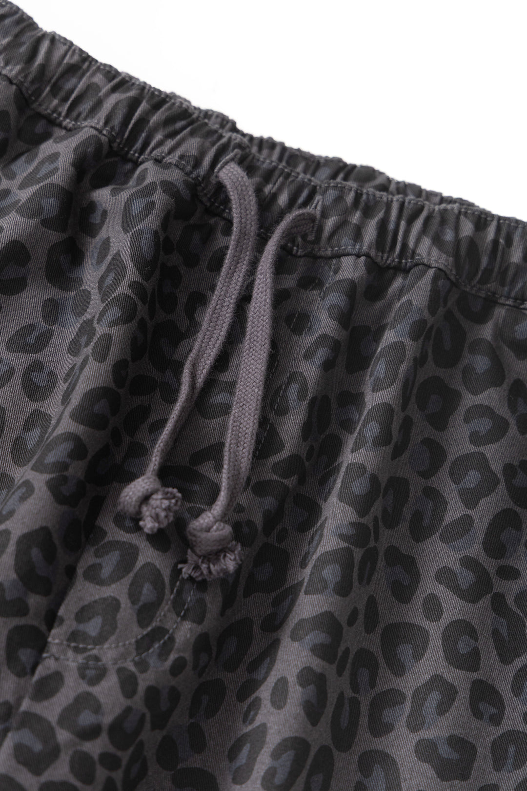 Patterned Easy Chef Pants - Black Leopard