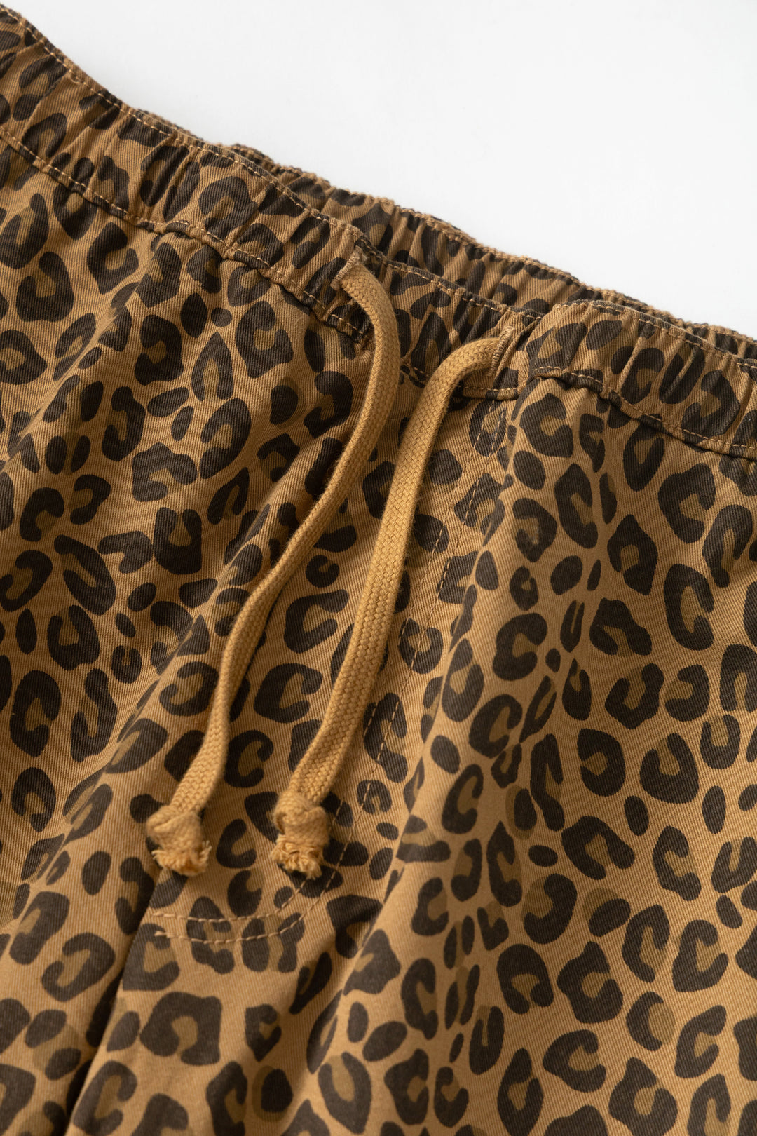 Patterned Easy Chef Pants - Brown Leopard