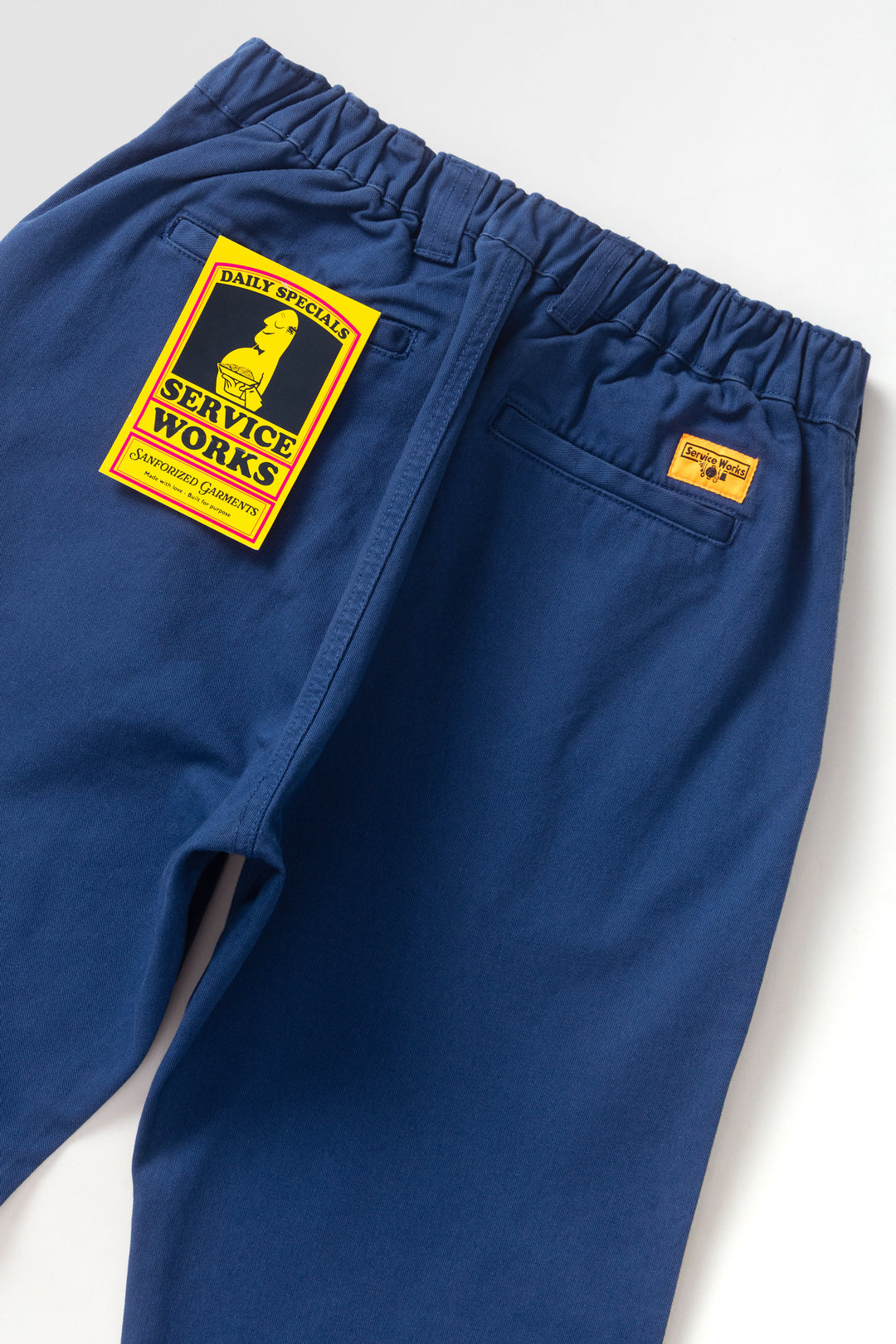 Twill Waiter Pants - Blue