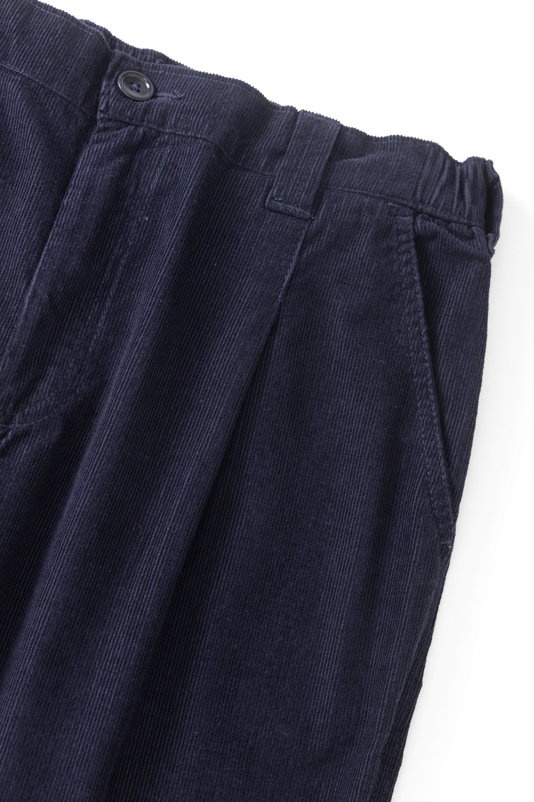 Fine Cord Waiter Pants - Dark Navy