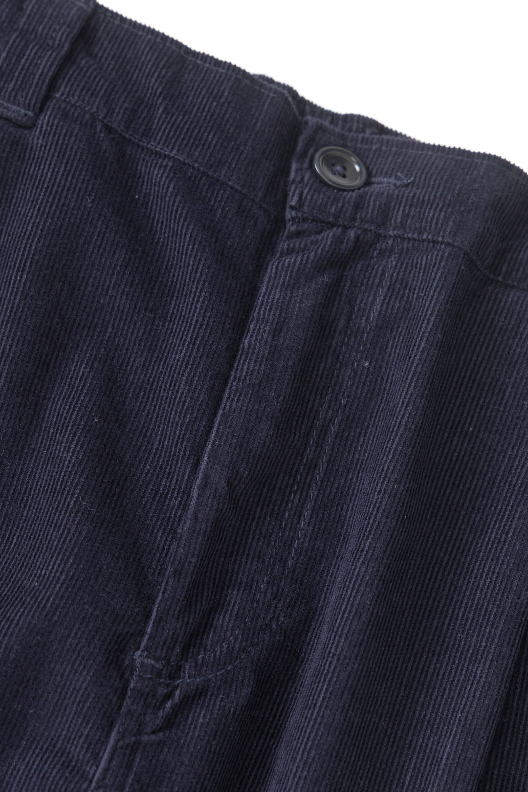 Fine Cord Waiter Pants - Dark Navy