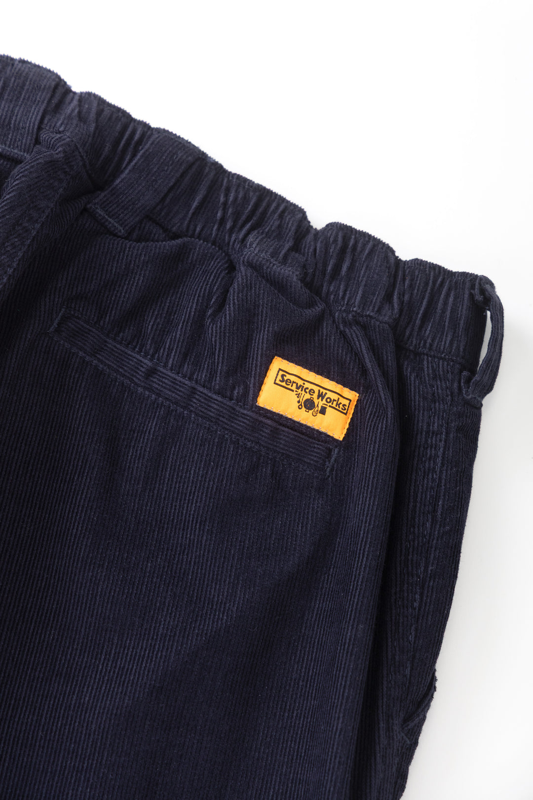 Fine Cord Waiter Pants - Dark Navy