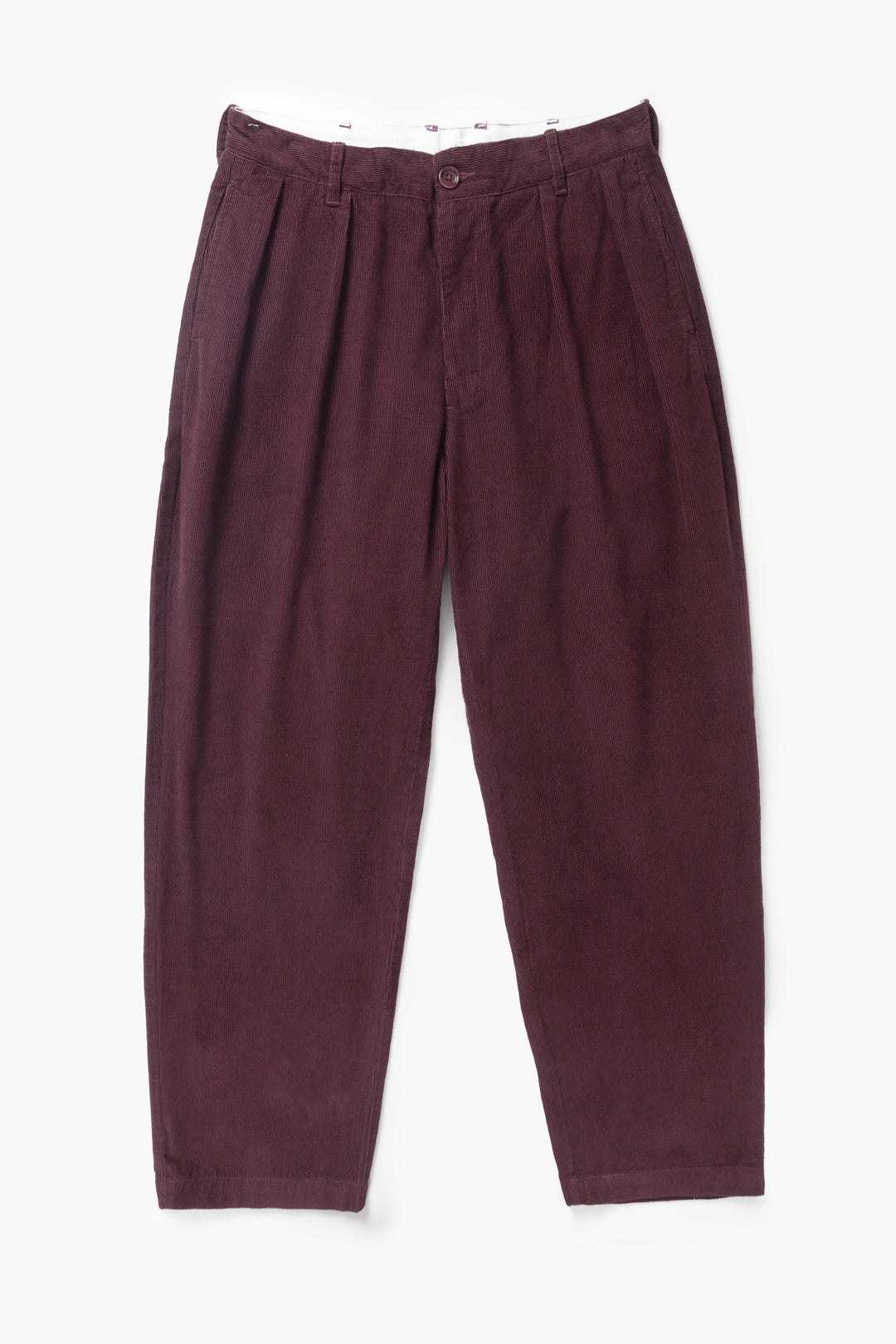 Fine Cord Part Timer Pants - Burgundy