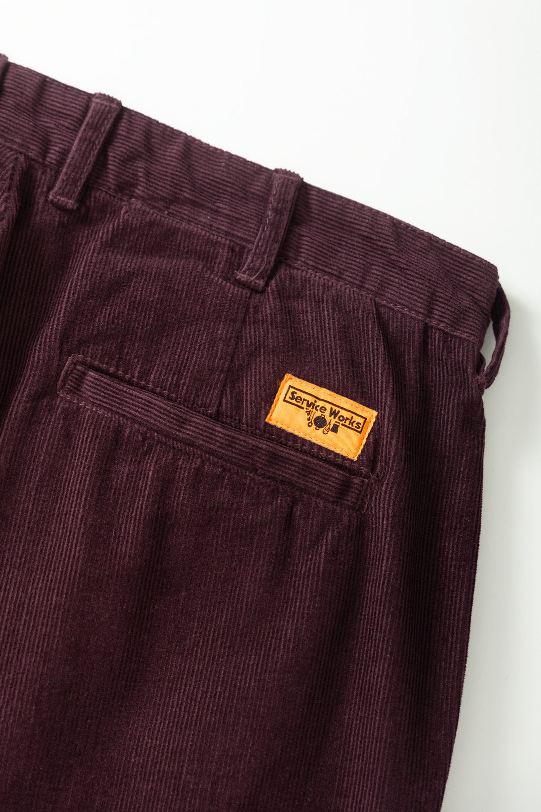 Fine Cord Part Timer Pants - Burgundy
