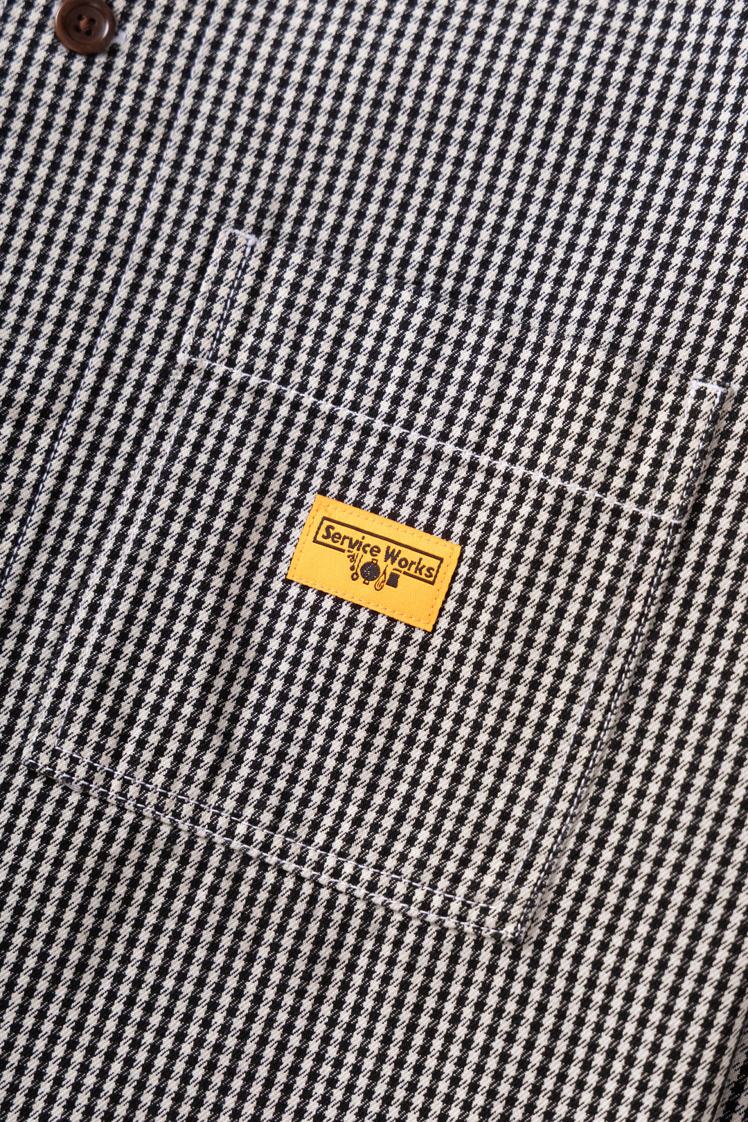 House Gingham FOH Overshirt - Black