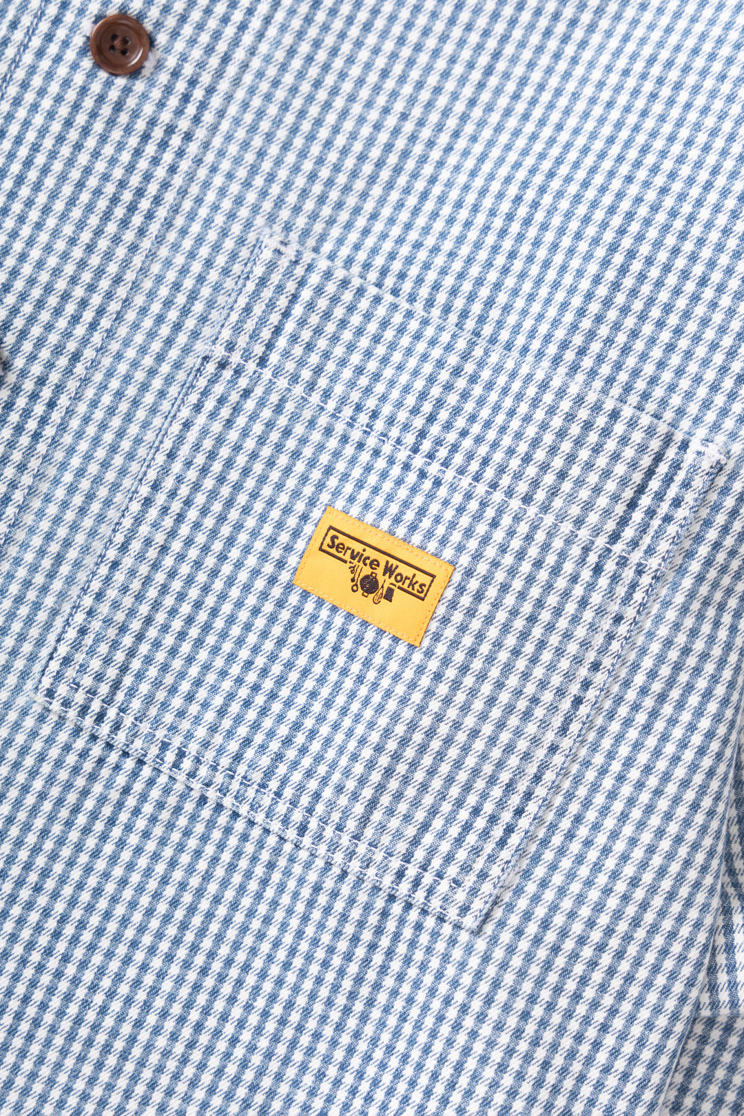 House Gingham FOH Overshirt - Blue