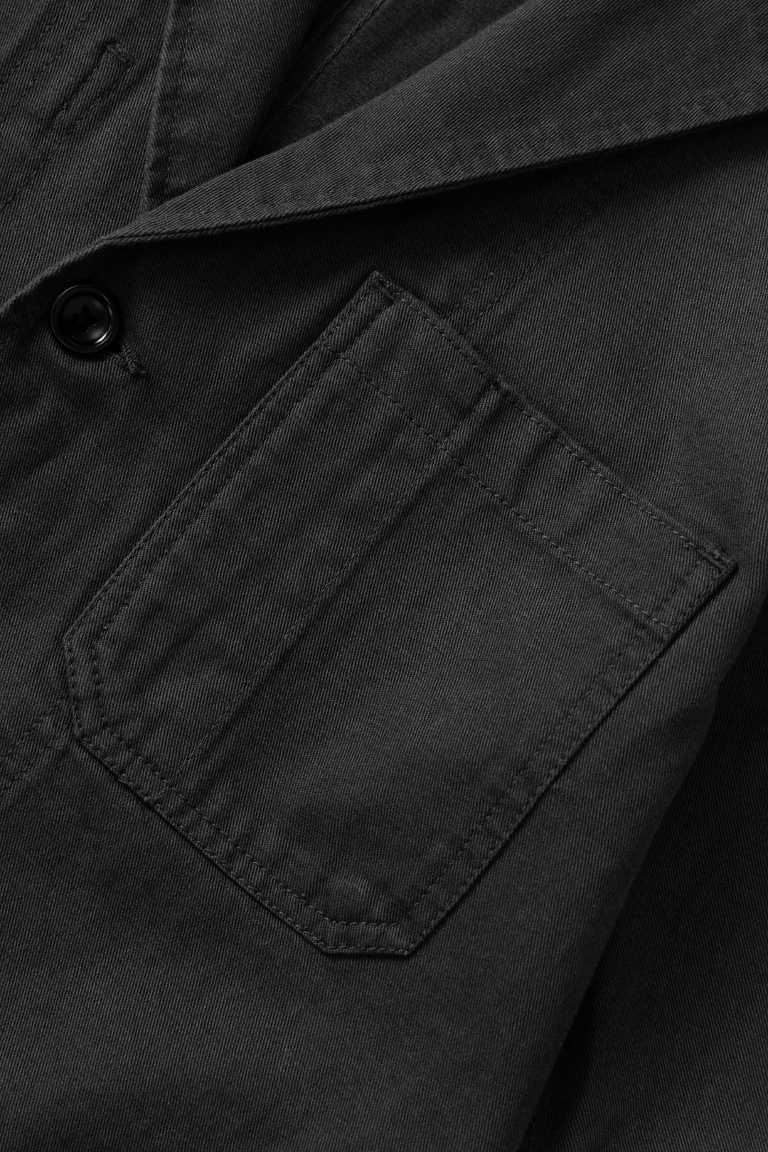 Twill Server Suit Jacket - Black
