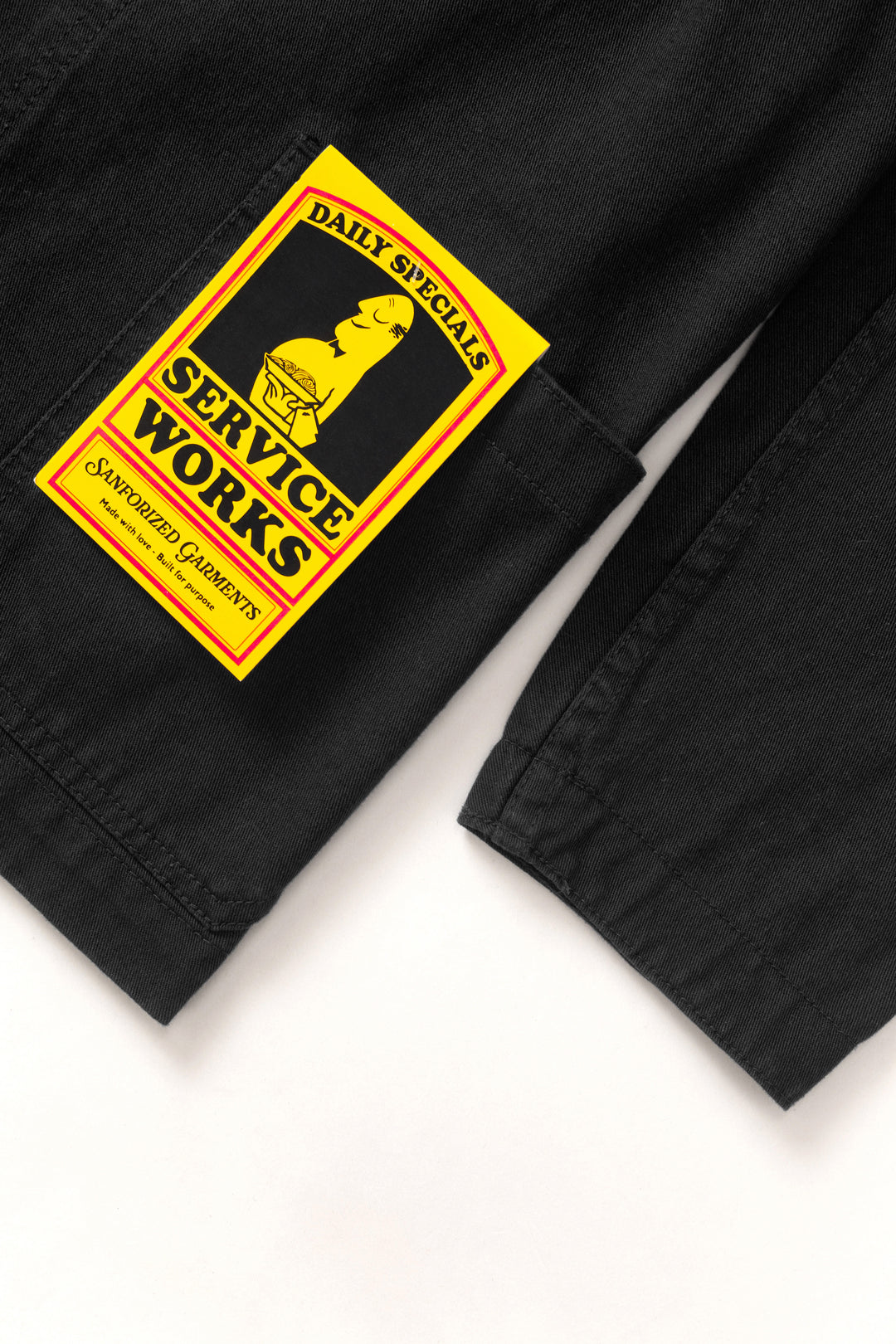 Twill Server Suit Jacket - Black