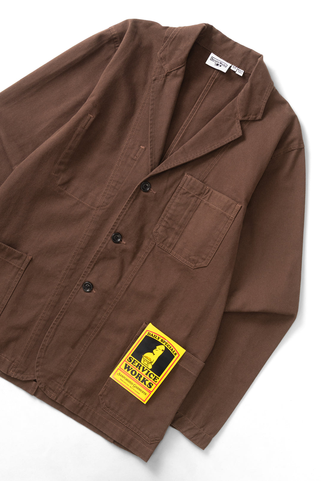 Twill Server Suit Jacket - Brown