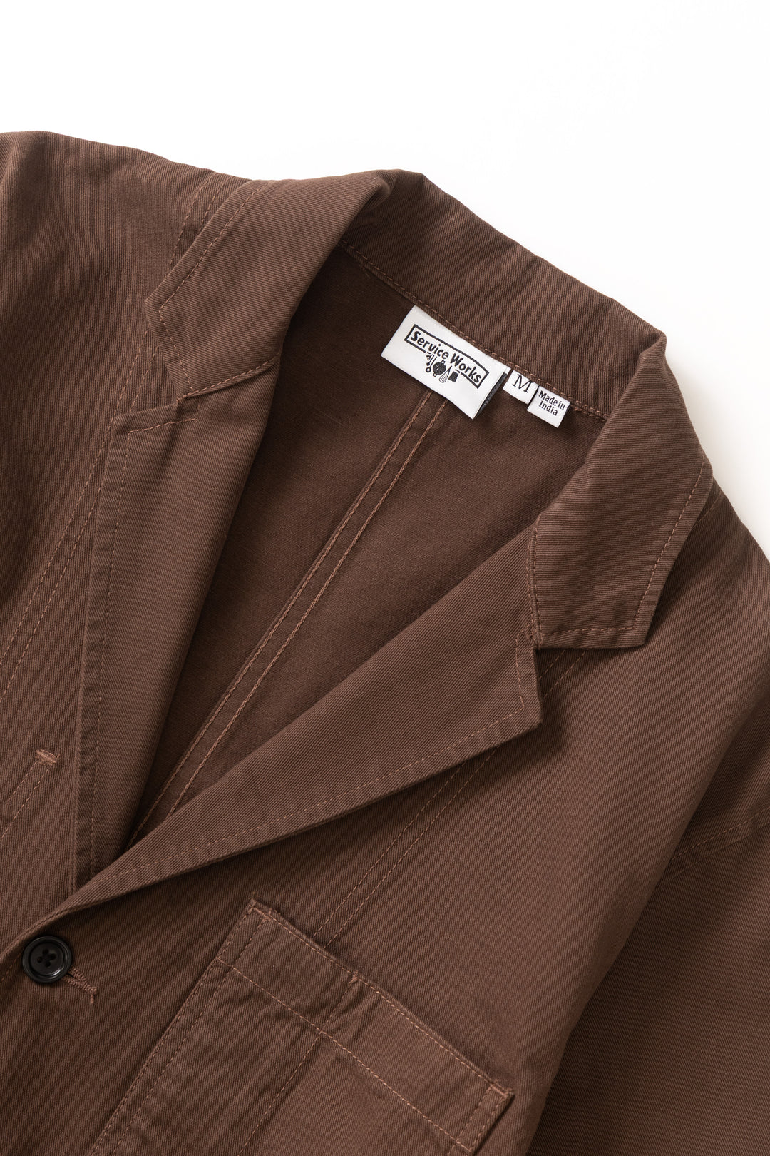 Twill Server Suit Jacket - Brown