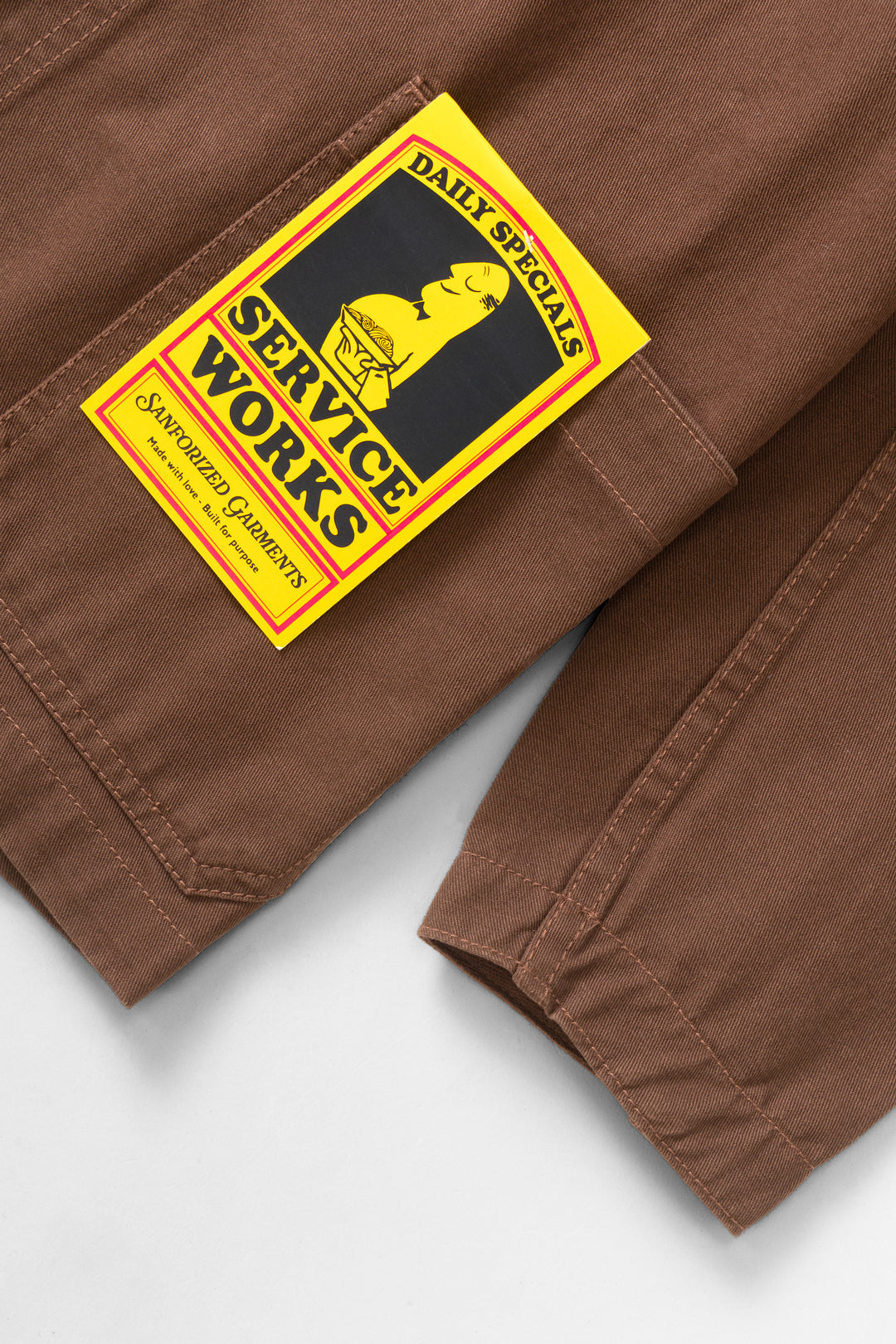 Twill Server Suit Jacket - Brown
