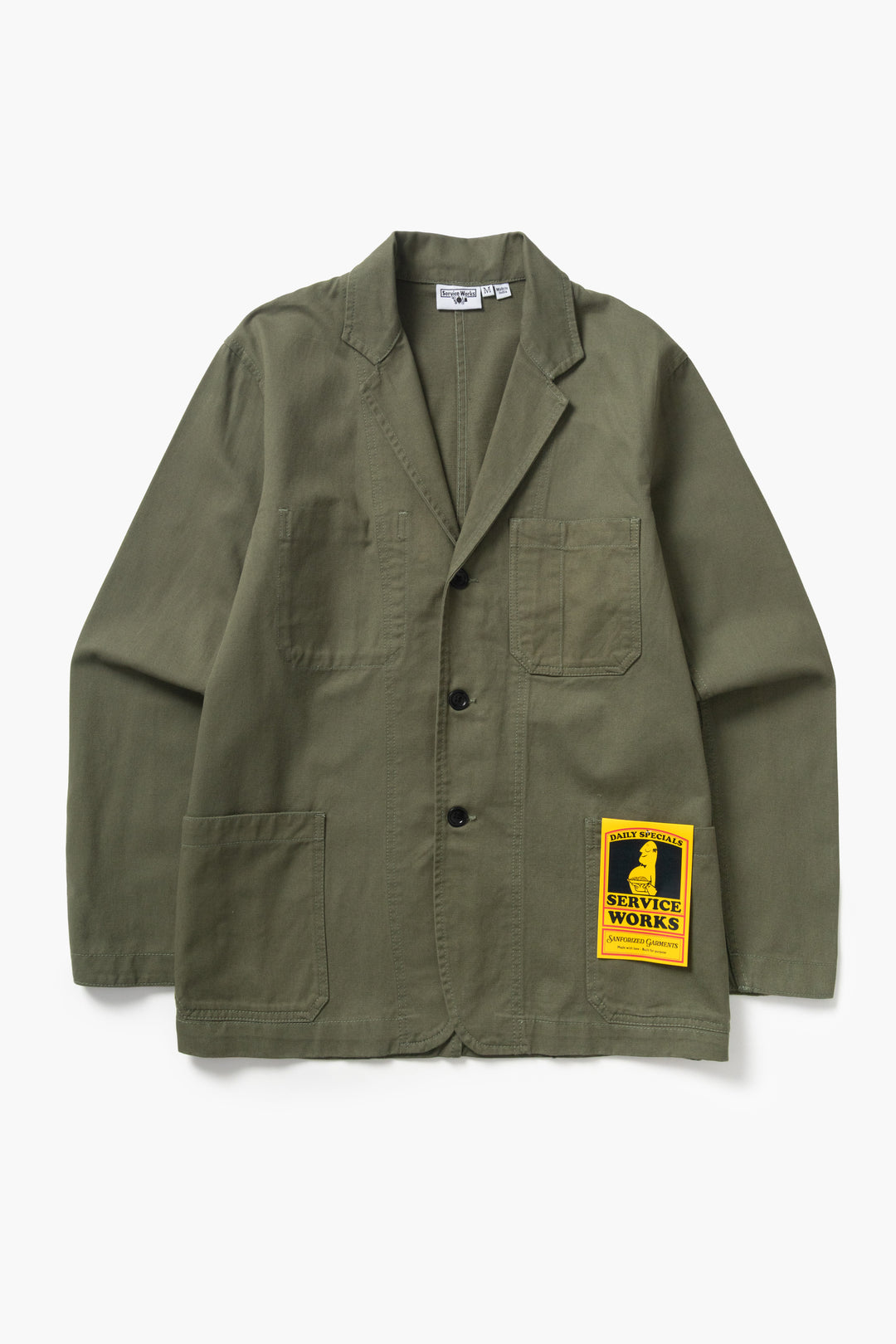 Twill Server Suit Jacket - Olive