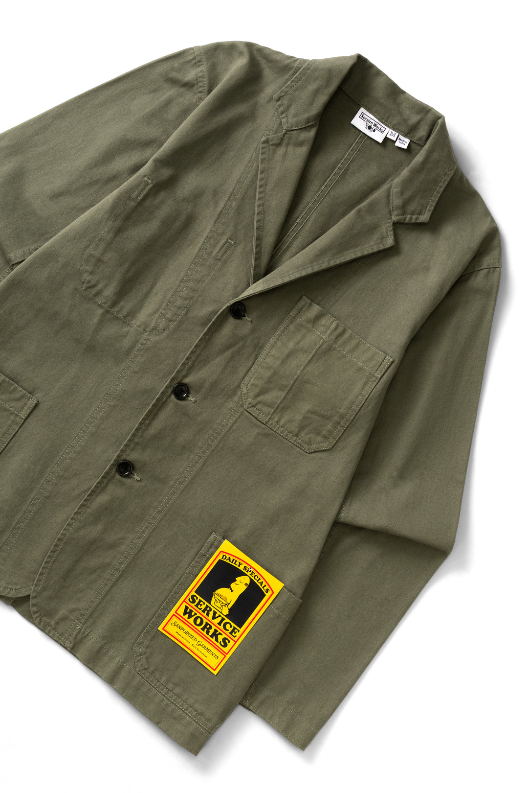Twill Server Suit Jacket - Olive