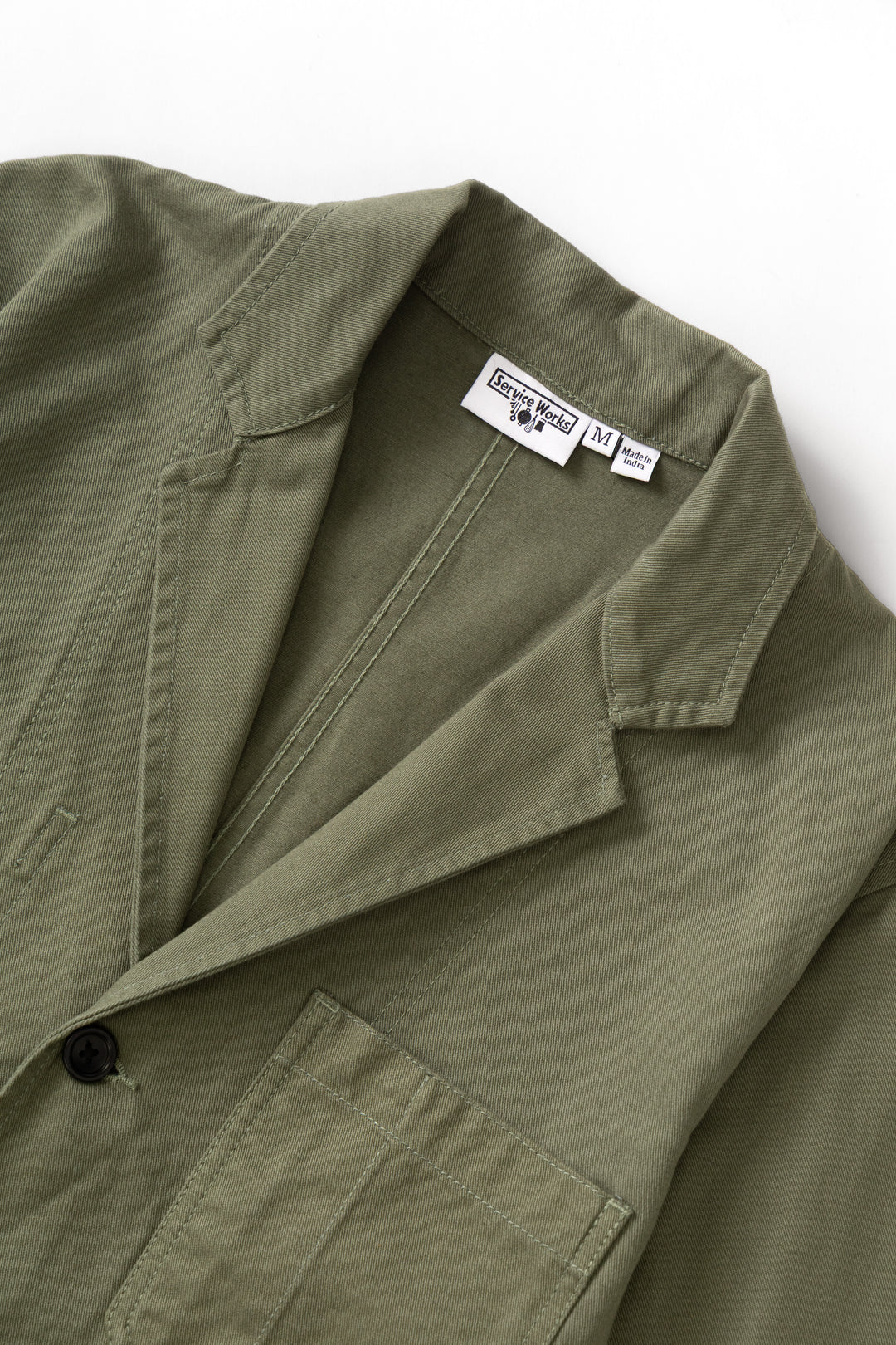 Twill Server Suit Jacket - Olive