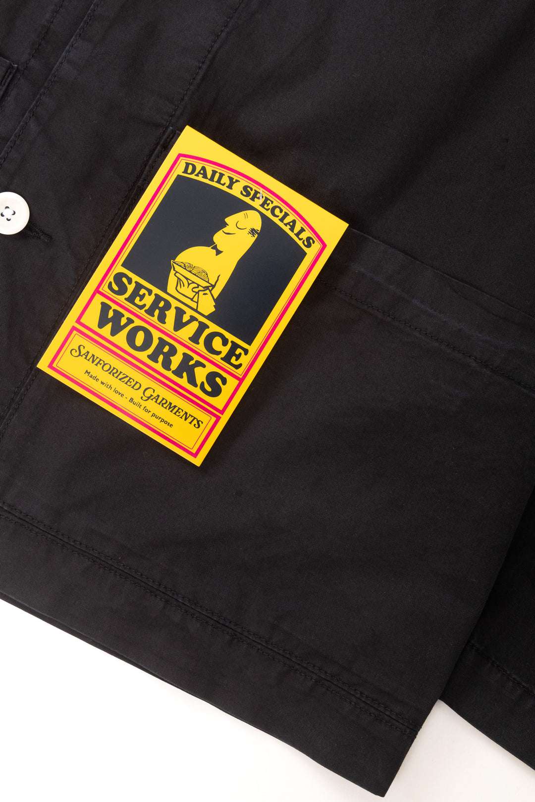Tech Twill Easy Chef Shirt - Black