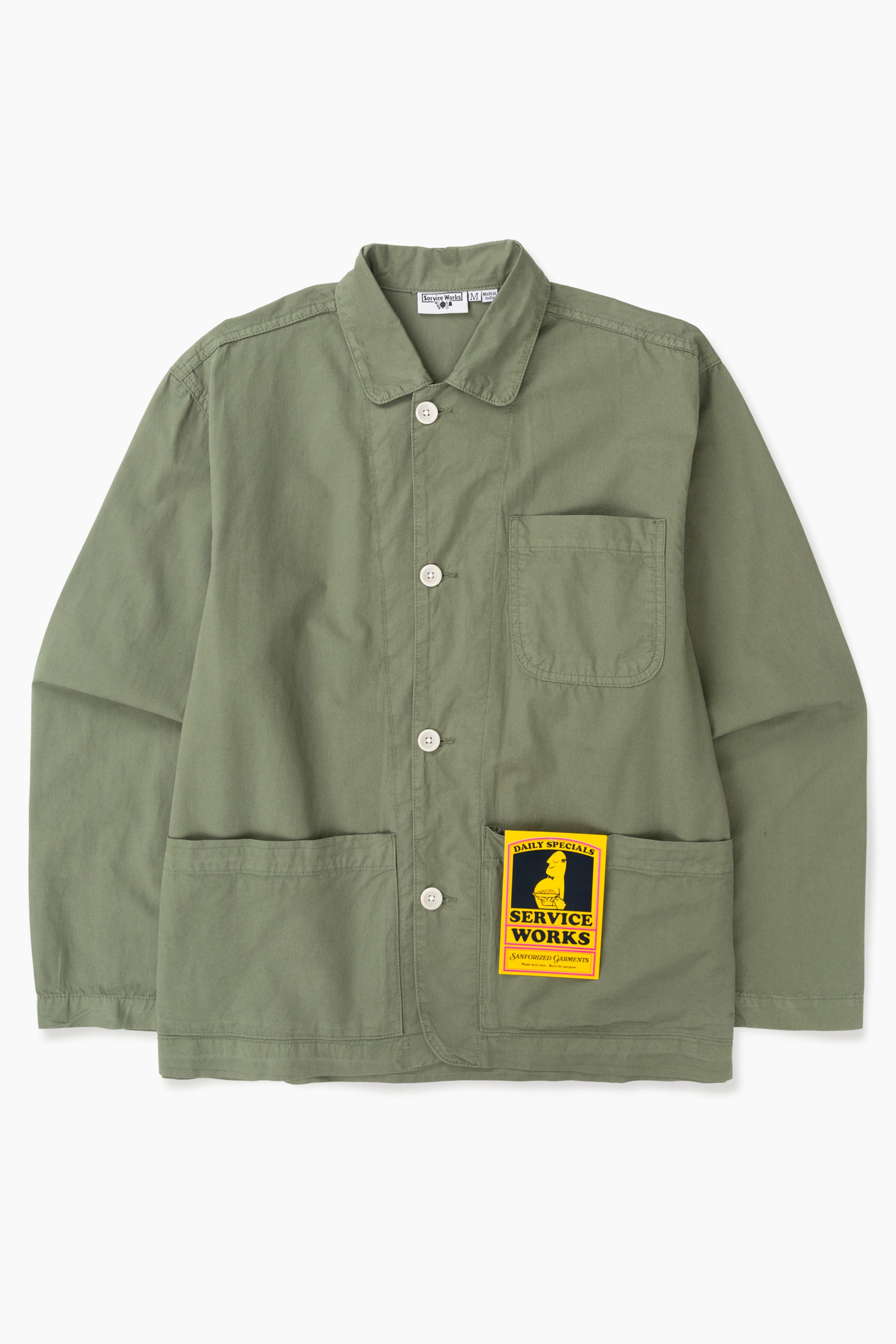Tech Twill Easy Chef Shirt - Olive – Service Works London