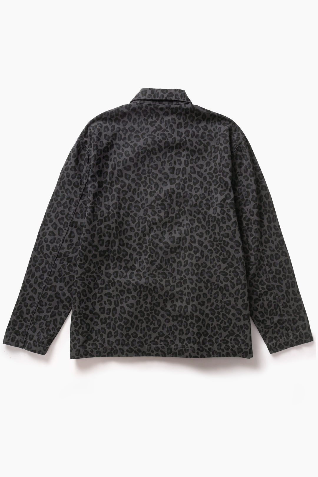 Patterned Easy Chef Shirt - Black Leopard
