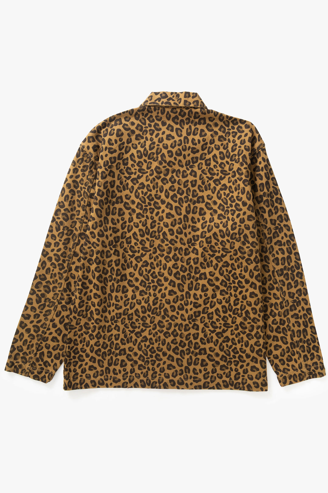Patterned Easy Chef Shirt - Brown Leopard