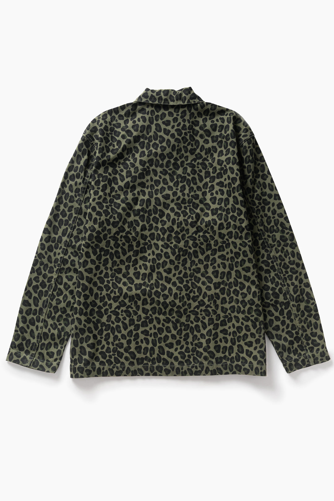 Patterned Easy Chef Shirt - Green Leopard
