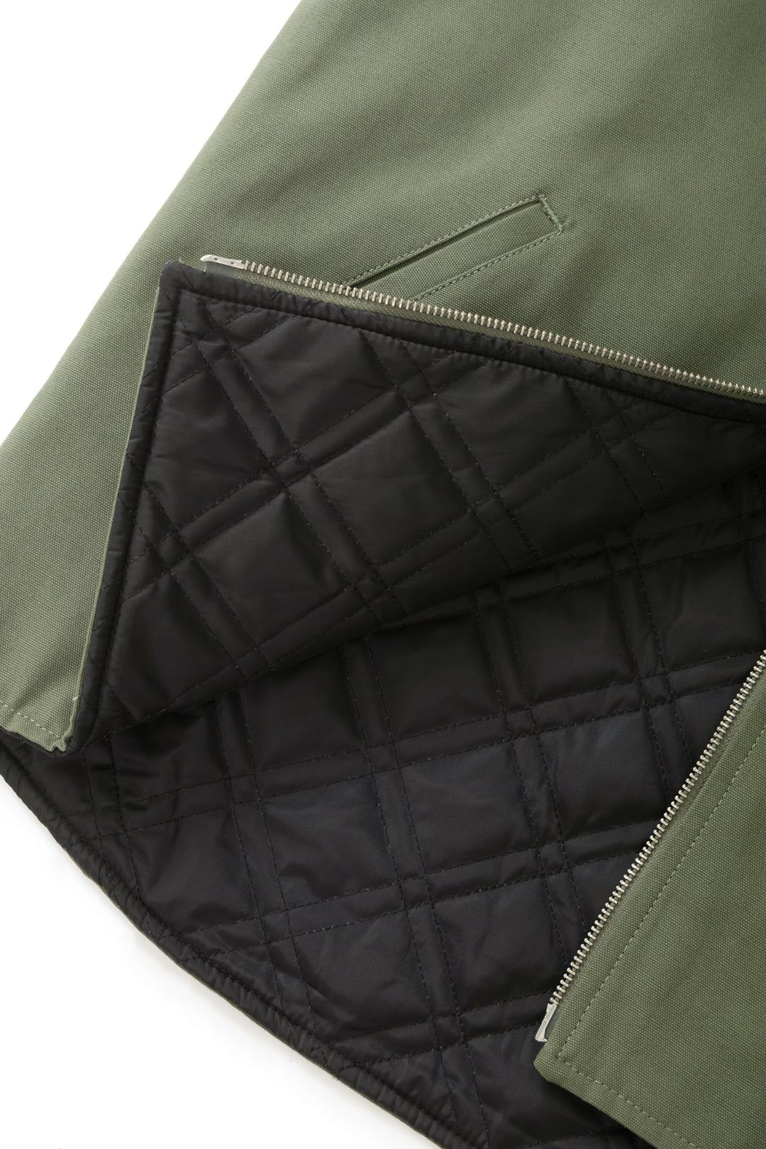 Padded Work Vest Jacket - Olive