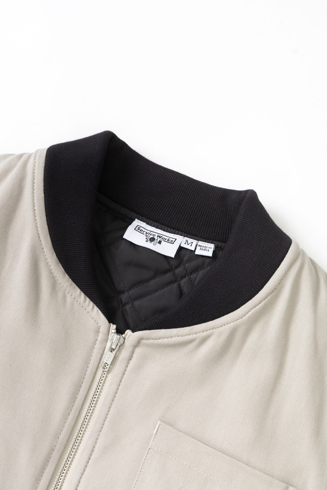 Padded Work Vest Jacket - Stone