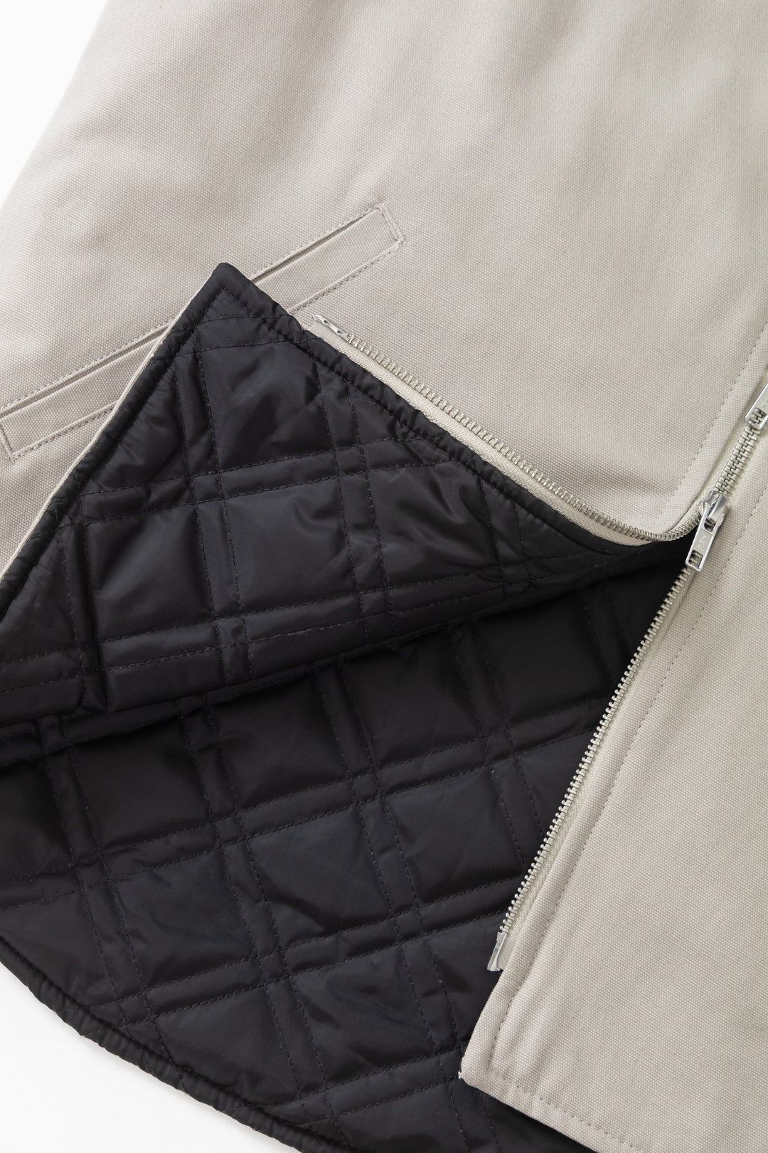 Padded Work Vest Jacket - Stone