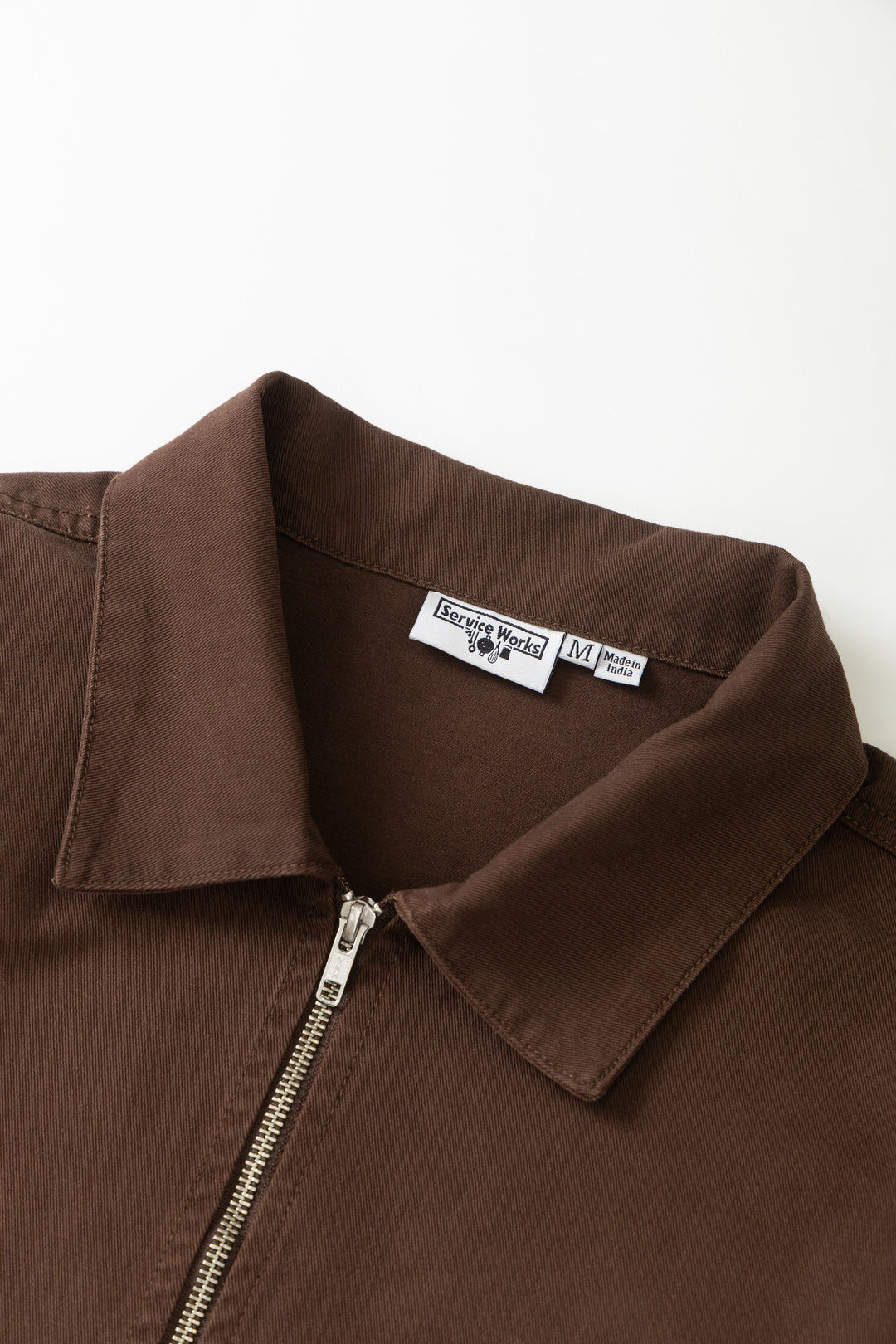 Twill Work Jacket - Brown