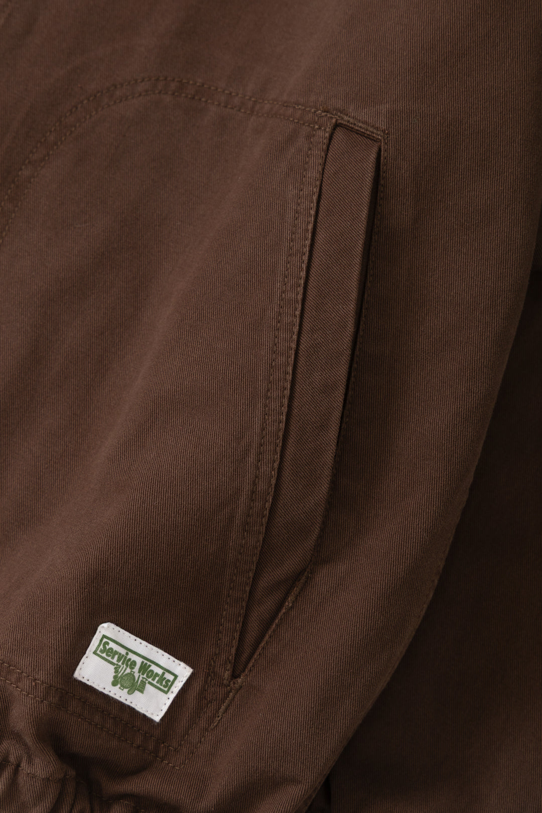 Twill Work Jacket - Brown