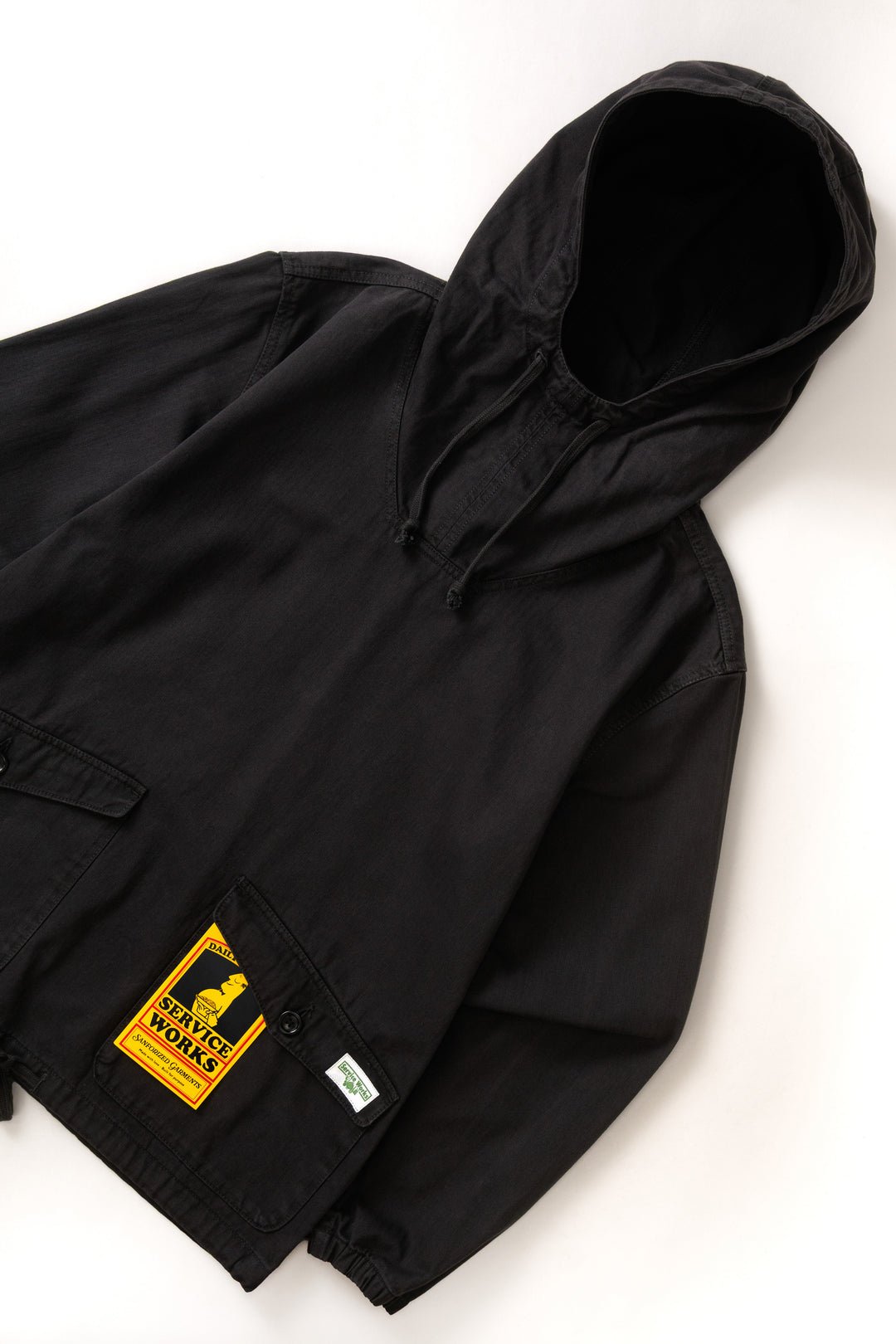 Pigment Herringbone Smock 2.0 - Black